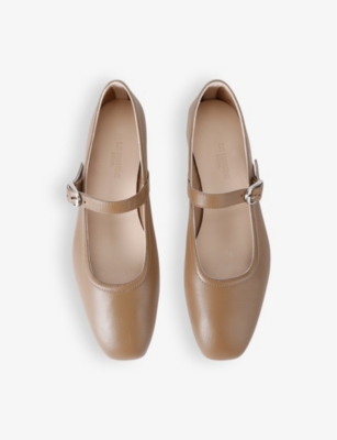 LE MONDE BERYL: Mary Jane leather ballet flats