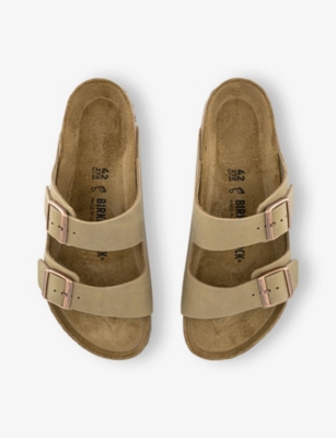 BIRKENSTOCK: Arizona Double-Strap Suede Sandals