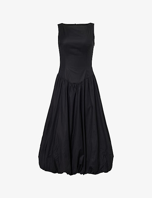 REFORMATION: Elvira sleeveless stretch-organic cotton maxi dress