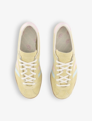 Shop Adidas Originals Womens Almost Yellow  Almost Bl Köln 24 Suede Low-top Trainers