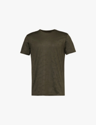 BJORN BORG: Performance camouflage-print stretch-recycled-polyester T-shirt