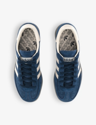 Adidas Originals Womens Adidas Handball Spezial Suede Low-top Trainers In Night Indigo Cream White