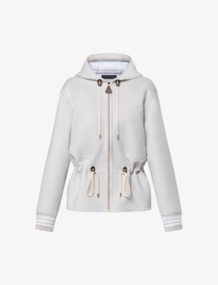 LOUIS VUITTON: Double Face hooded wool and silk-blend parka jacket