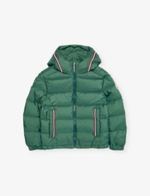 MONCLER: Merary padded shell-down jacket 8-14 years