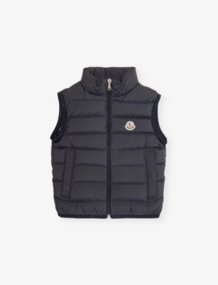 MONCLER: Contrin padded shell-down gilet 4-10 years