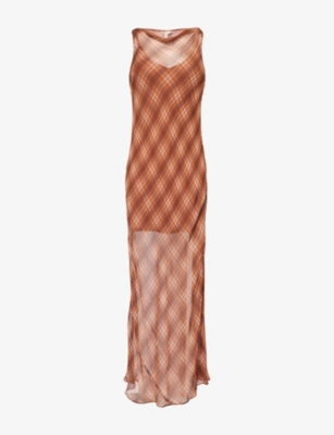 BEC & BRIDGE - Devi checked woven maxi dress | Selfridges.com