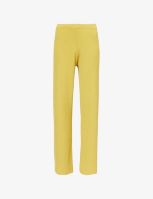 Shop Bec & Bridge Women's Citrus Sorrento Straight-leg Mid-rise Cotton-blend Trousers