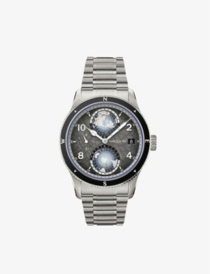 Shop Montblanc Men's Grey 130982 1858 Titanium Automatic Watch