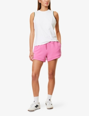 VARLEY: Ollie high-rise stretch-jersey shorts