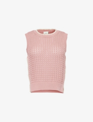 VARLEY: Delaney cotton knitted vest