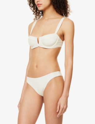 Clovelly Plunge-Neck Bikini Top