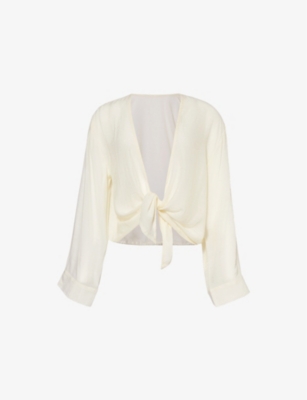 MONDAY SWIMWEAR: Tahiti relaxed-fit woven top