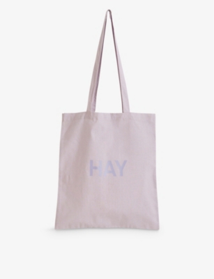 HAY: Hay logo-print cotton tote bag
