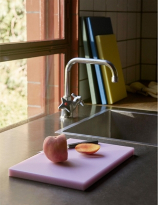 Hay Lavender Slice Plastic Chopping Board In Lavender
