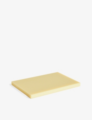 Hay Light Yellow Slice Plastic Chopping Board In Light Yellow