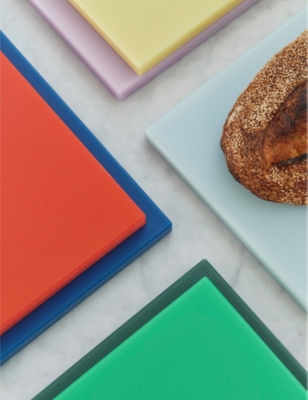 Hay Red Slice Plastic Chopping Board In Red