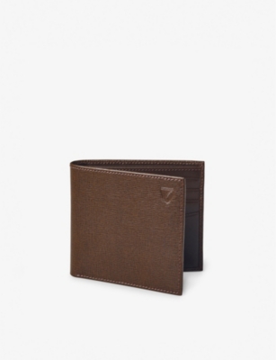 ASPINAL OF LONDON: Logo-debossed leather billfold wallet