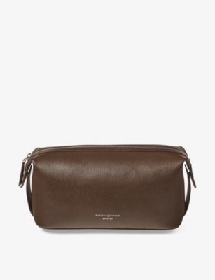 ASPINAL OF LONDON: Mount Street leather wash bag