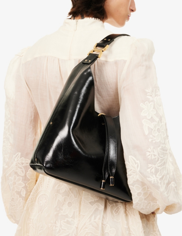 Marcie small leather tote bag