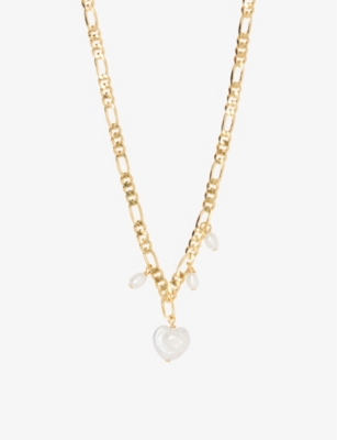 ALHAJA CULT STORE: Tesorito 24ct yellow gold-plated brass necklace