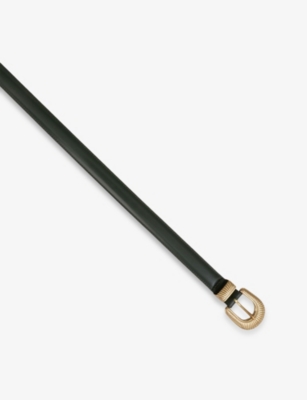SANDRO: Eve metal-hardware leather belt