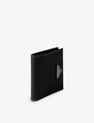 Re-Nylon recycled-nylon and leather wallet