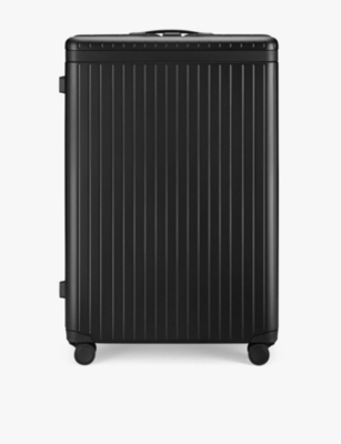 Shop Carl Friedrik Black / Black The Large Check-in Suitcase 78cm