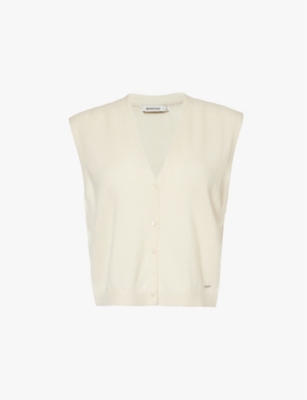 SIMKHAI: Rozzi relaxed-fit cashmere knitted vest