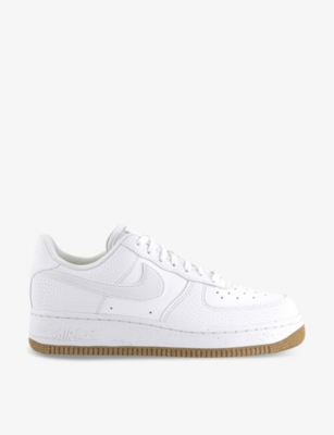 NIKE: Air Force 1 low-top leather trainers