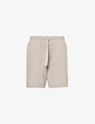 VUORI: Ponto elasticated-waist logo-print stretch-recycled-polyester shorts
