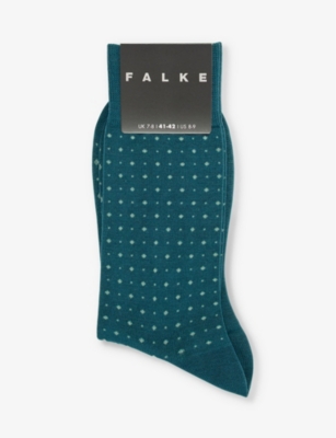 FALKE: Impulse Dot-pattern cotton-blend socks