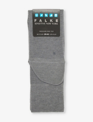 FALKE: Sensitive New York logo-print knitted socks