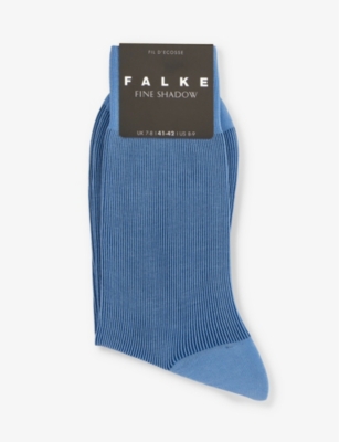 FALKE: Shadow crew-length cotton-blend socks