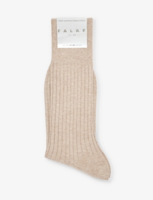 FALKE: No. 13 logo-print cotton-blend knitted socks