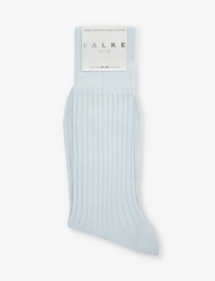 FALKE: No. 13 logo-print cotton blend knitted socks