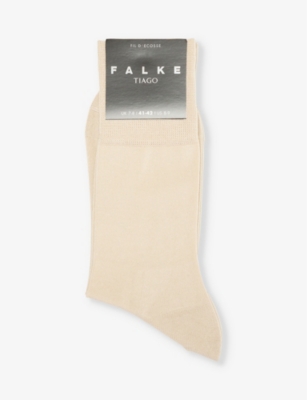Shop Falke Men's Silk Tiago Cotton-blend Knitted Socks