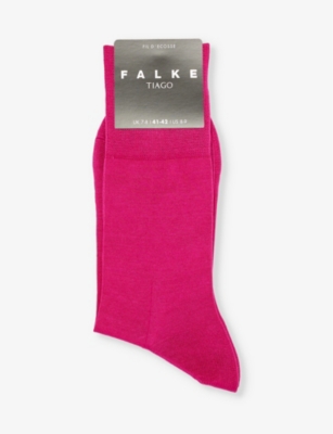 FALKE: Tiago logo-print organic-cotton blend knitted socks