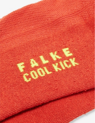 Shop Falke Men's Lobster Cool Kick Cushioned-sole Stretch-knit Sock