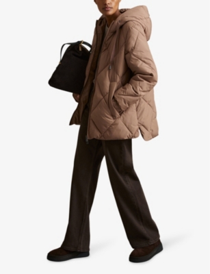 REISS: Thea Quilted Woven Jacket