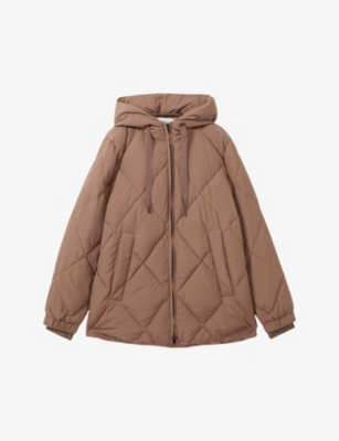 REISS: Thea Quilted Woven Jacket