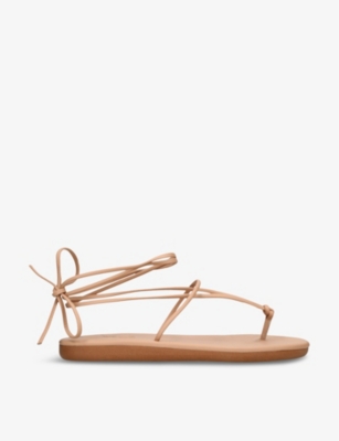 ANCIENT GREEK SANDALS - Chordi strappy leather flip flops | Selfridges.com