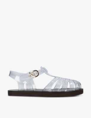 Ancient Greek Sandals Womens Homeria Fisherman Flat Leather And Jelly In Other