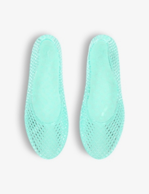 Ancient Greek Sandals Iro Jelly Ballerinas In Blue