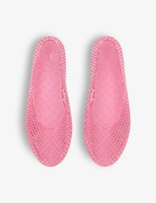 Ancient Greek Sandals Iro Jelly Ballerina Shoes In Pink