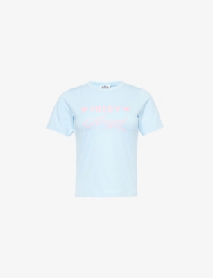 JUICY COUTURE: Angel stretch-cotton jersey T-shirt