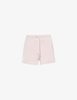 JUICY COUTURE: Renaissance relaxed-fit velour shorts