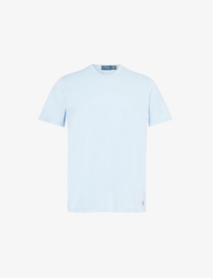 POLO RALPH LAUREN: Logo-embroidered short-sleeve cotton-jersey T-shirt