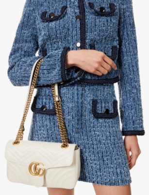 GUCCI: Marmont quilted leather shoulder bag