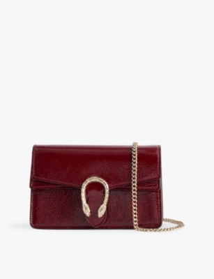 GUCCI Mini Dionysus chain strap leather shoulder bag Selfridges