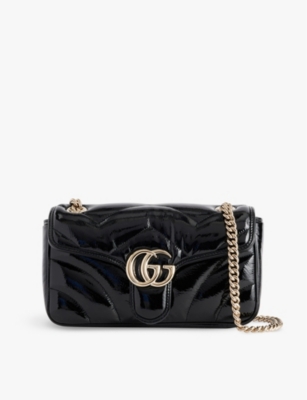 GUCCI Marmont quilted leather shoulder bag Selfridges